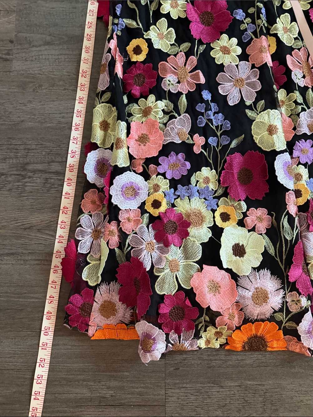Lulus Black Floral Embroidered Maxi Dress - Picture 6 of 7
